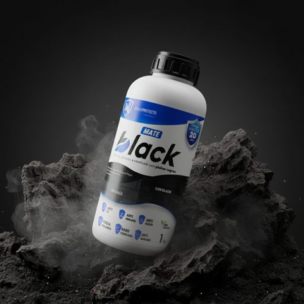 BLACK MATE Protector para piedras negras mate.