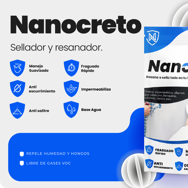 Nanocreto – Sellador y Resanador Nanotecnológico para Interior y Exterior - Image 3