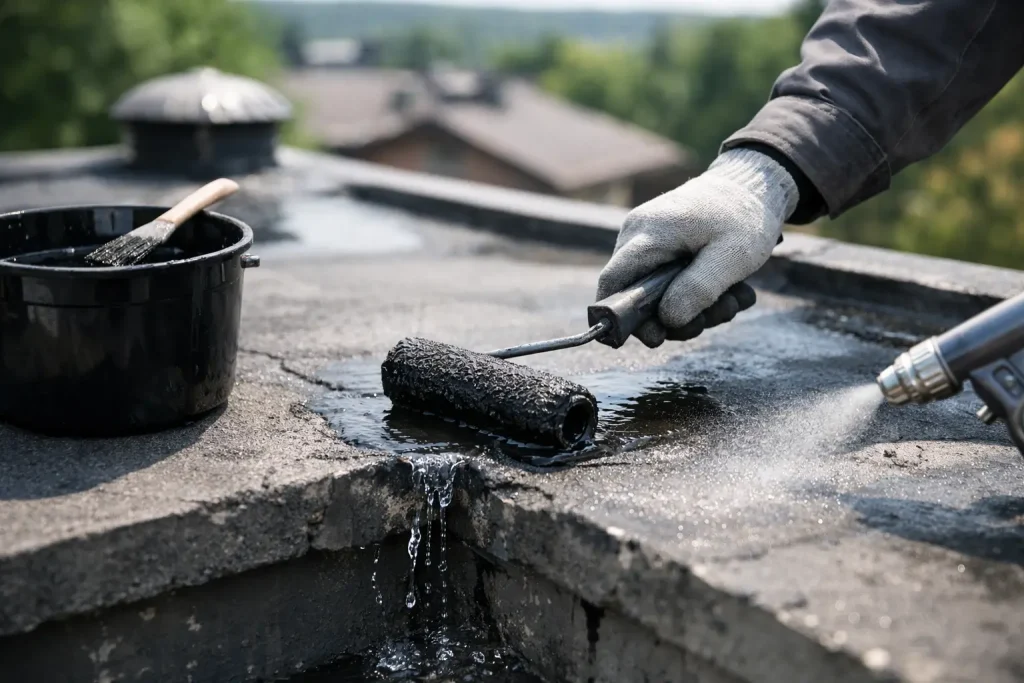 Cómo reparar goteras sin demolición y sin parches