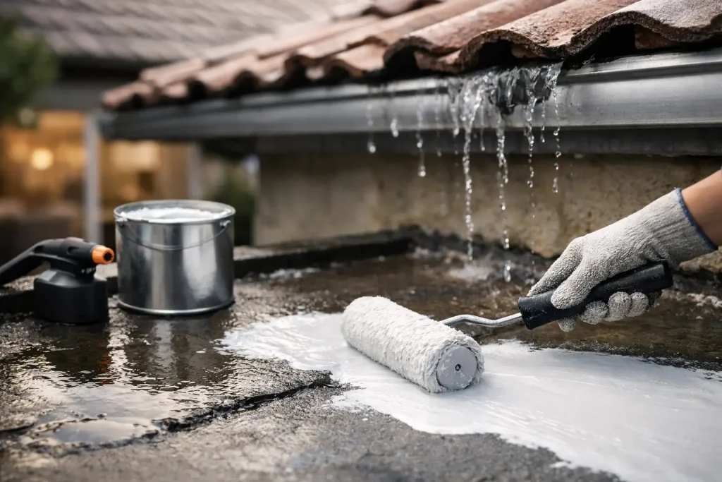 Qué impermeabilizante usar para goteras en casa