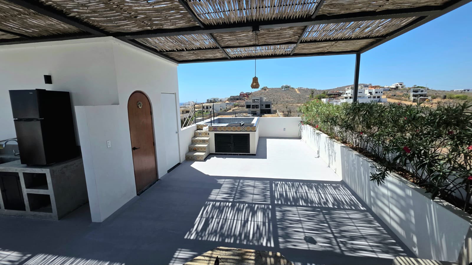 Terraza en blanco con Nanoflex Color